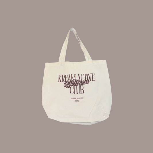 KreamActive Wellness Club Tote Bag